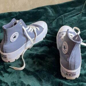 Platform converse Sued Gray